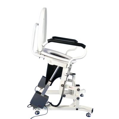 China New Design Hospital Toilet Device Handicap Transfer Lift Commode Commode Chair For Elderly for sale