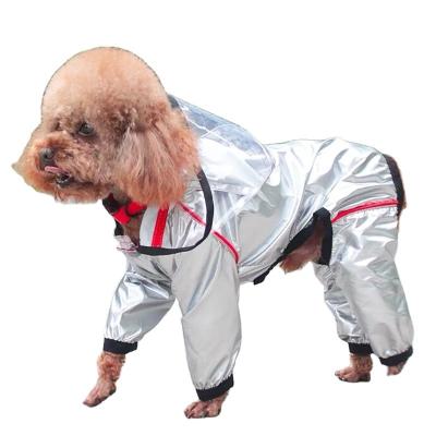 China Viable Waterproof Pet Coat Dog Raincoat Cat Jacket Water Resistant Dog Clothes Dog Face Pet Clothes Overalls for sale