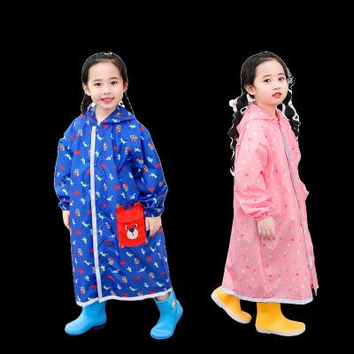 China Bachelor's Raincoat Clothes In Stock Clear Raincoat Brand New Designer Transparent Unicorn Rain Coat Wholesale Child Schoolchildren for sale