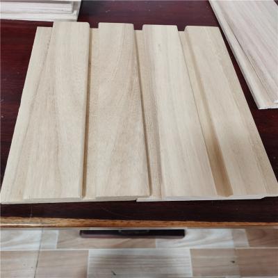 China 100% Eco-friendly Paulownia Lumber Panel Solid Wood Paulownia Wood Wall Panels for sale