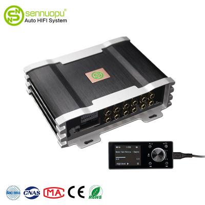 China OEM Sennuopu Digital Designs Car Subwoofer Amplifier DSP Processor Car Audio Amplifiers 182*132*46mm for sale