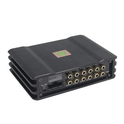 China OEM Amplifier Power Car 4 Channels With 8 Channel Digital Signal Processor For Audio Systen 182*132*46mm for sale