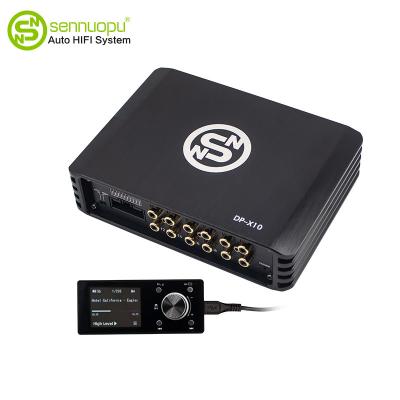 China Sennuopu 182*132*46mm Car DSP Processor Amplifier 4 Channel Car Audio Amplifiers for sale