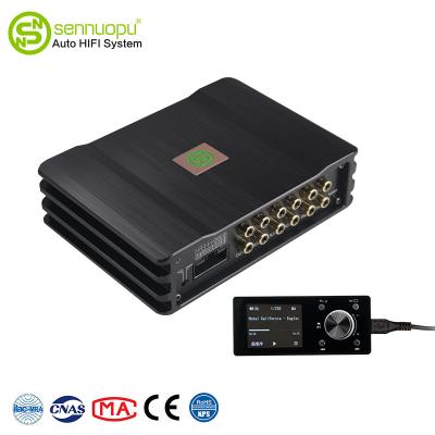 China Sennuopu DSP Car Processor Amplifier 4 Channel Audio Power Amplifiers 182*132*46mm for sale