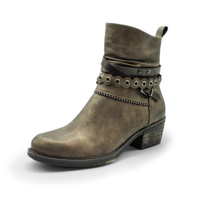 China Wholesale Price Brown Waterproof Women Waterproof Boots With Logo Customization for sale