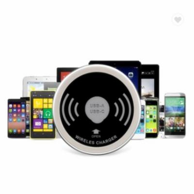 China Mobile Phone QI Certificate Embedded Fast Wireless Charger 15W For Furniture Pad Charger Smart Dish For iPhone For Samsung For Laptops for sale