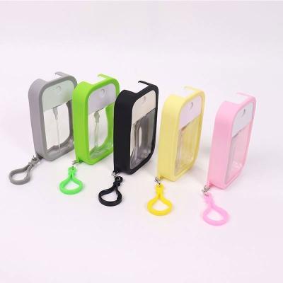 China Cosmetic Pocketable Spray Mini Sterilized Hand Sanitizer Bottle Spicy Cover for sale