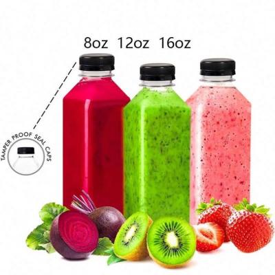 China Plastic Beverage Water Bottle 8Oz Juice Bottles 12Oz 250ml Bottles for sale