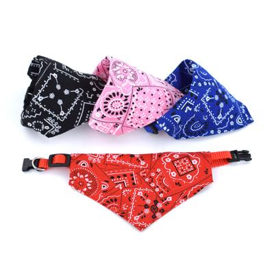 China Wholesale Cheap Christmas Dog Viable Bandana Polyester Hot Sale Amazon Dog Birthday Bandana For Dogs for sale