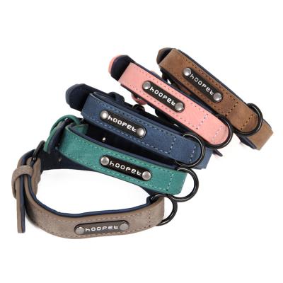 China Lights Amazon Dog Leather Collar PVC Fabric Dog Collar Luxury Environmental Luxury Dogs Collar for sale