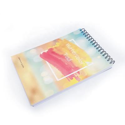 China Woodfree Paper Color Water Color Drawing Board Watercolor Pad OEM Fashion Sketch Books for sale