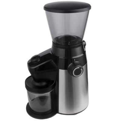 China 220V 300g Automatic Conical Coffee Grinder Machine Electric Conical Burr Coffee Bean Grinder for Cafe or Household for sale