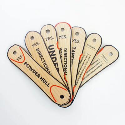 China Sustainable New Design Custom Wooden Hanger Tag for sale