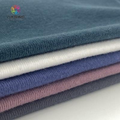 China Stretch JYY Suppliers Wholesale Home Deco Yarn Dyed Knit Ribbed Polyester Spandex Fabric for sale