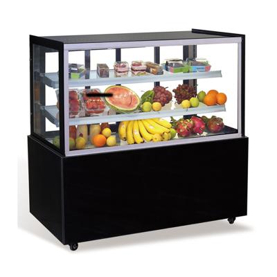 China Commercial Single-Temperature Cake Fruit Display Refrigerator Te koop