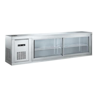 China Single-Temperature Sliding Glass Door Commercial Beverage Freezer for sale