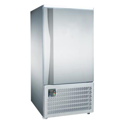 China Single-temperature -40 Degree Freezer Cryogenic Blast Freezer 10 Trays Stainless Steel Blast Chiller Fridge for sale