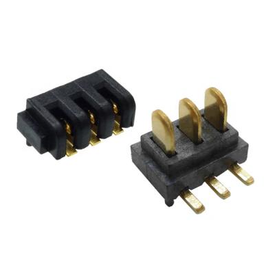 China MISTA New SMT 3pin Micro Battery Connector Plug Clip Inner Contact Pitch 2.0mm for sale