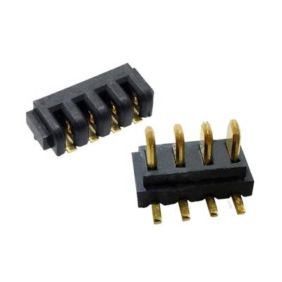 China MISTA New Micro Pin Power SMT 4 Battery Connector Socket Clip Inner Pitch 2.0mm for sale