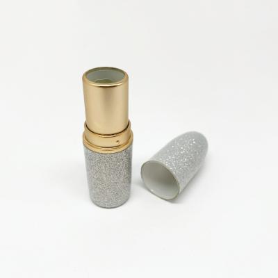 China Luxury Empty Shimmery Lipstick Packaging 3.8g Bullet Shape Lipstick Tube Spark Liner Container for sale