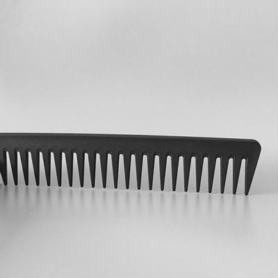 China Wholesale Salon Custom Wide-toothed Black Hair Comb For Salon Hairdressing for sale