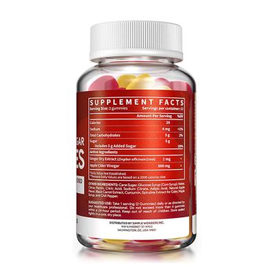 China Better Multivitamin Gastrointestinal Natural Sugar Free Apple Cider Vinegar Organic Gummies for sale