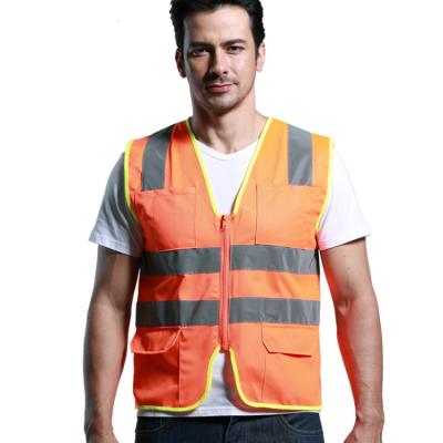 China Factory Wholesale High Visibility Reflective Reflective Vest Professional Construction Safety Vest for sale