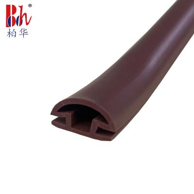 China Tira de goma 14*6m m del Pvc de la tira del sello de puerta del guardarropa de la amortiguación de choque en venta