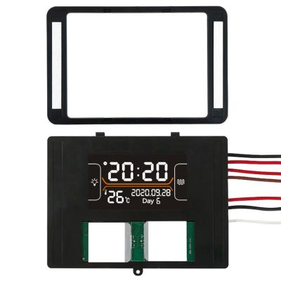 China Factory selling time date temperature display touch switch for mirror 60.00*34.4mm for sale