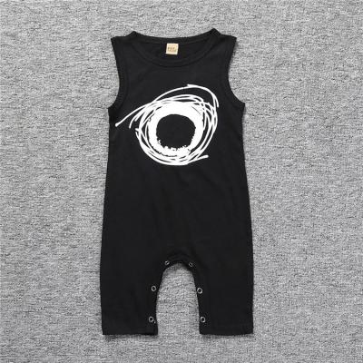 China Cotton 100% 2021 Summer Sale New Style Organic Cotton Overalls Clothing Rompers Baby Vest for sale