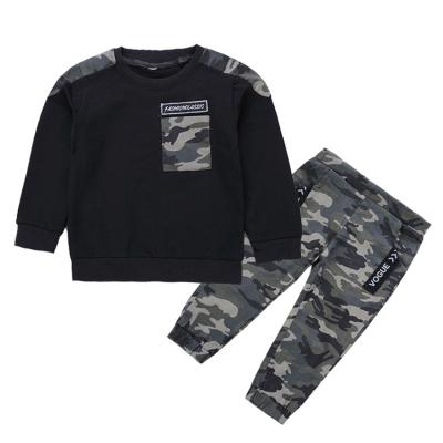 China Wholesale Kid Fashion Eco-Friendly Boy Autumn Breathable Two Piece Set for sale