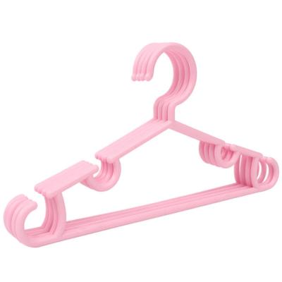 China CLASSIC Pink Hangers Light Up Bulk Plastic Hanger New PP Material Recycled Hangers for sale