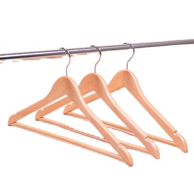 China Amazon Material Wholesale Shirt Hangers Wood Eco - Friendly Suit Hangers for sale