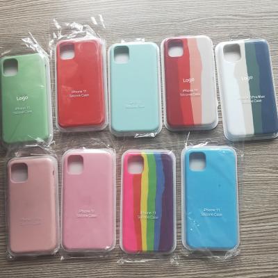 China Shockproof Silicone Phone Case Manufacturer For Iphone 11 Pro Case Back Cover Full Silicone 360 ​​Iphone 11 Protector Iphone 11 for sale