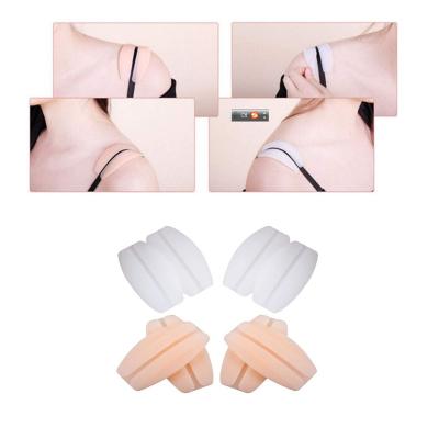 China Comfortable OEM Customized Underwear Accessory Anti Slip Pain Relief Shoulder Protector Pads Silicone Bra Strap Pad for sale