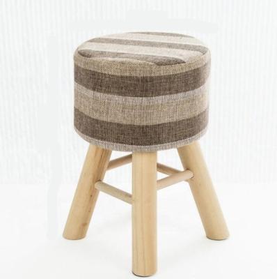 China (Others) Wholesale Custom Small Adjustable Modern Wooden Stool Household Living Room Stools Various Shapes for sale