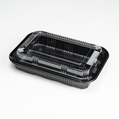 China HYX-515 Black PET Material Disposable Single Bowl Custom Made High Quality Disposable for sale