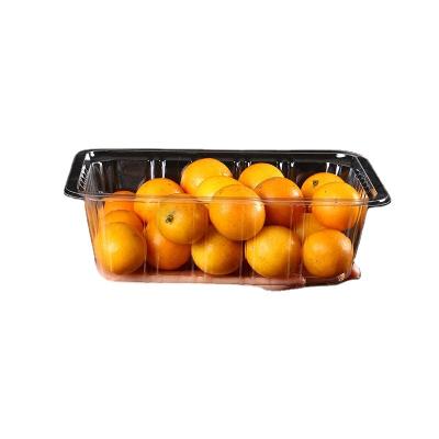 China New Disposable Plastic Clear Packaging Restaurant Custom High Quality Food Grade Sealed Plastic Fruit Tray for sale