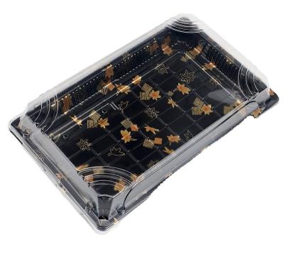 China Disposable Customizable Food Grade Environmental Protection Sushi Box Top Quality Packaging Luxury for sale