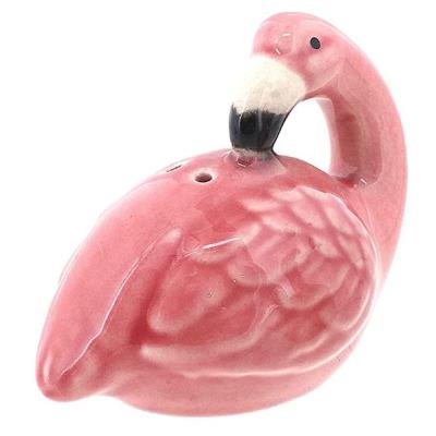 China Viable Ceramic Salt and Pepper Shaker Collectors Kitchen Decor Bird Flamingo for sale