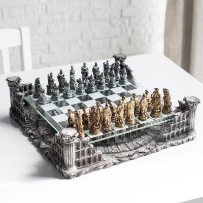 China Roman Gladiators 3D Chess Game Controller Storage 16.25