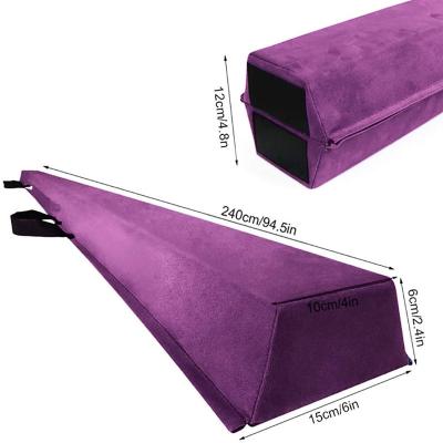 China Fashion. Hot Selling Sport Gym Balance Beam Suede Folding With Basics Training Equipment For Beginners for sale