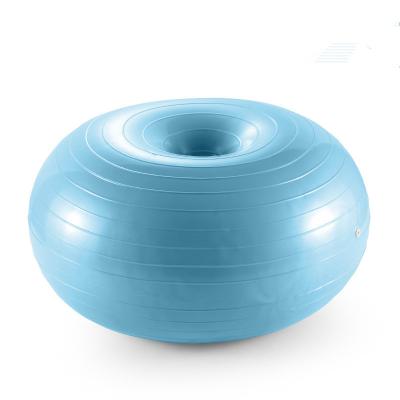 China Point Massage Yoga Donut Ball With Pump Home Exercise Anti-burst Fitness Gym Equipment Fitness For Pilates Core Training Balance for sale