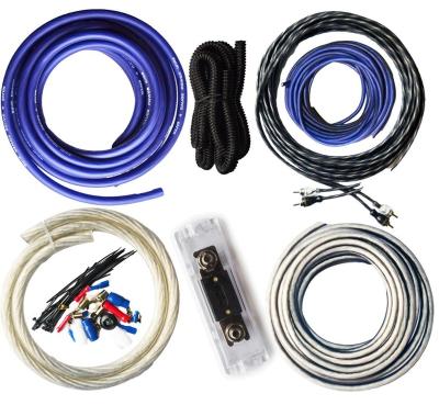 China Cheap Speaker Car Amplifier Wiring Kit 4ga Amp Wiring Kit Subwoofer Kit for sale