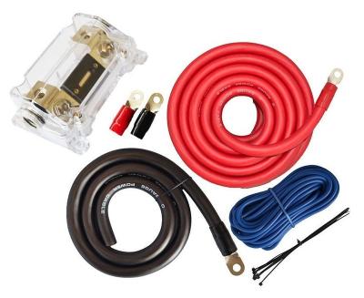 China Speaker Car 0 Gauge 4ga 8ga Power Cable Amp Wires Kit Amplifier Install Wiring Kit for sale