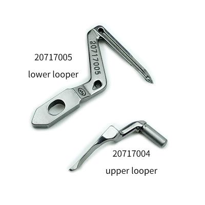 China Retail JACK Upper Looper Lower Looper 20717004 20717005 For JK-798 C3 C4 C5 E4 Overlock 4 Threads Industrial Sewing Machine Spare Parts for sale