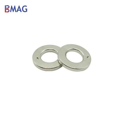 China United industrial neodymium large pole magnet magnetization ndfeb radial ring magnet for sale