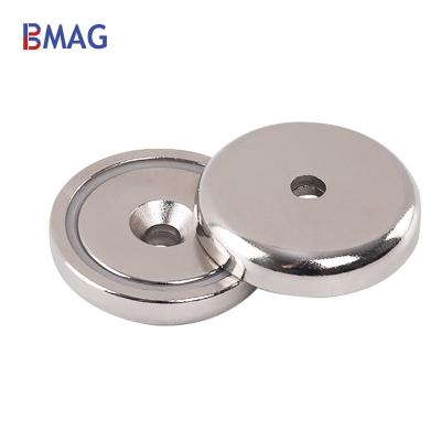 China Industrial Magnet Neodymium Pot Magnet With Countersink Hole for sale