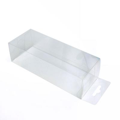 China Materials Manufacturer Logo Custom Hot Selling PVC Recycled Transparent Printed Clear Small Plastic Box for sale