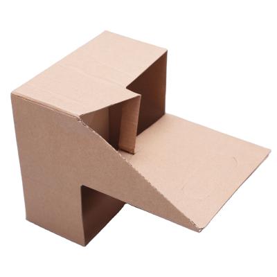 China Wholesale Biodegradable Stain Kraft Corrugated Paper Cup Holder For 4 Carrier Cups for sale